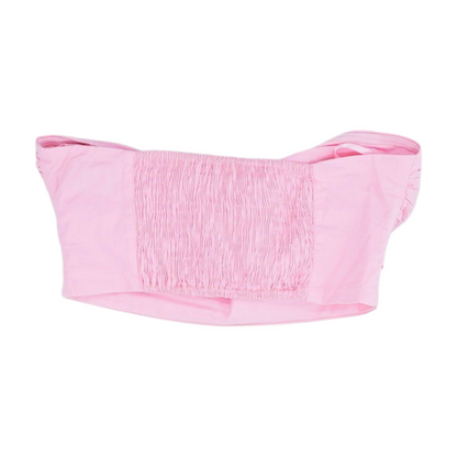 Pink Cropped Blouse