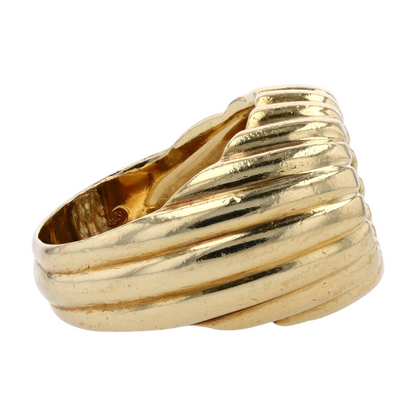 3/8 ctw 18K Yellow Gold Diamond Fashion Ring