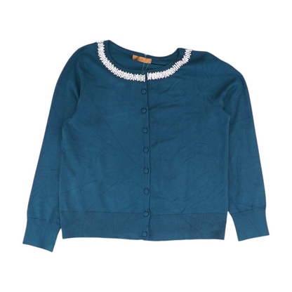 Green Cardigan Sweater
