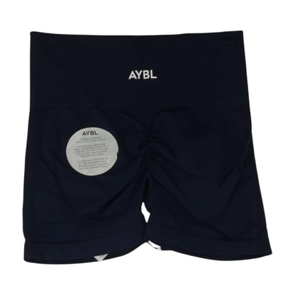 Navy Solid Active Shorts