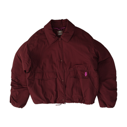 Maroon Solid Jacket