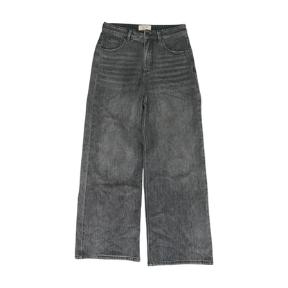 Gray Wide Leg Jeans