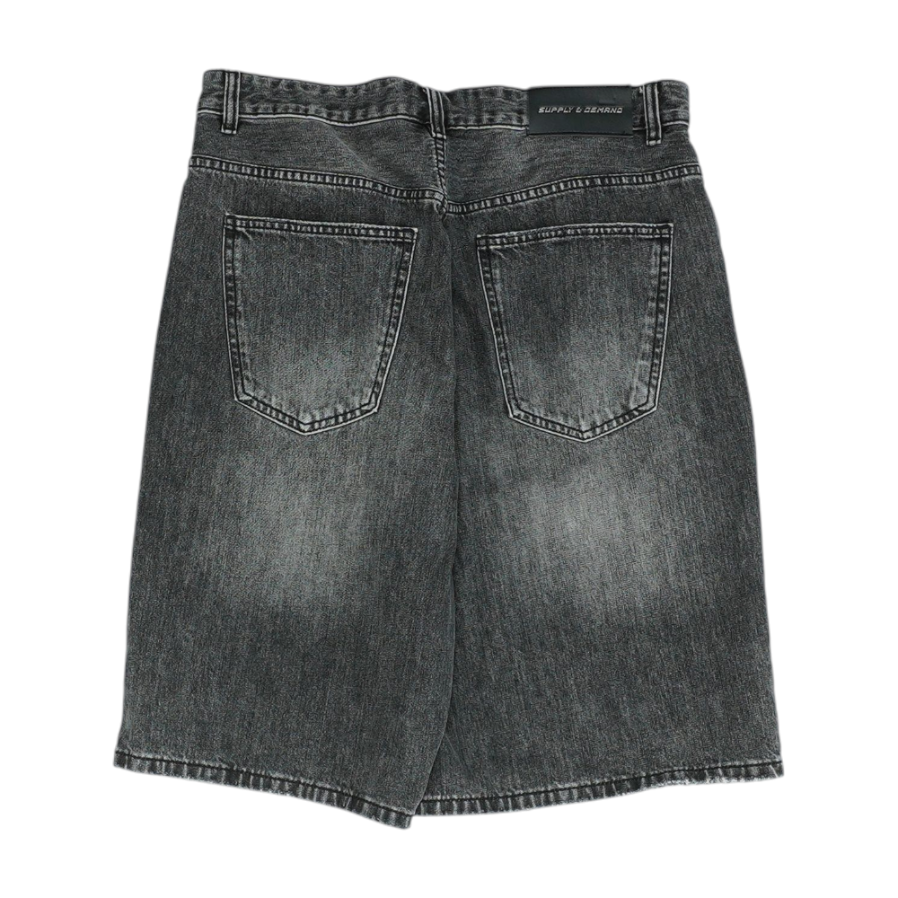 Black Denim Shorts