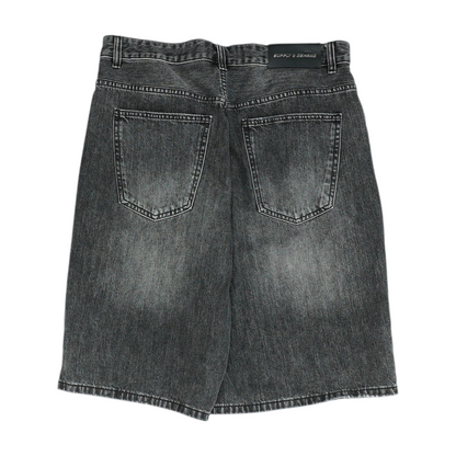 Black Denim Shorts