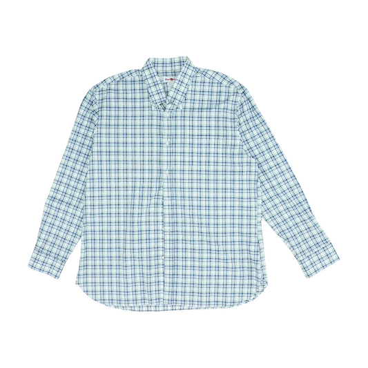 Multi Plaid Long Sleeve Button Down