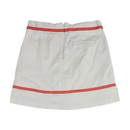 White Mini Skort