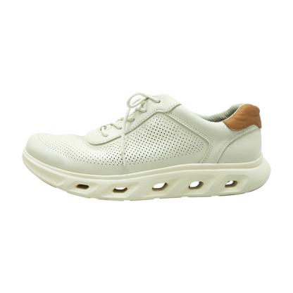 Beige Low-Top Athletic Shoes