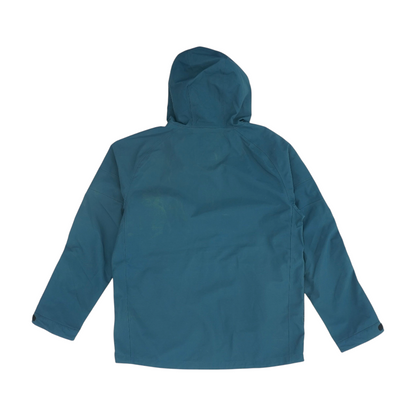 Teal Solid Rain Jacket