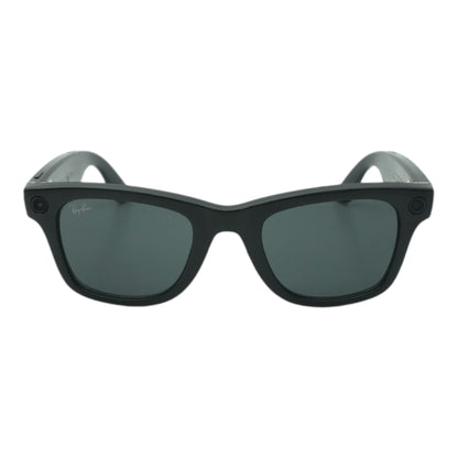 Black Wayfarer Smart Glasses
