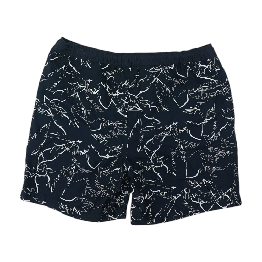 Navy Abstract Swim Bottom