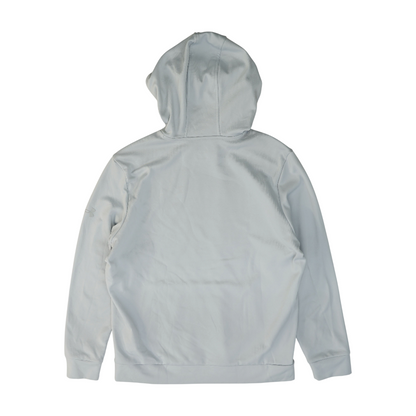 Gray Solid Hoodie Pullover