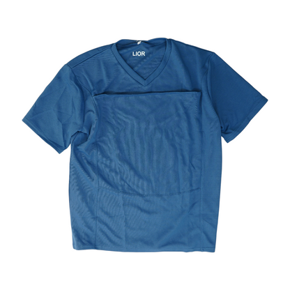 Blue Solid T-Shirt