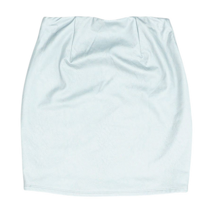 Silver Mini Skirt