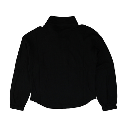 Black Ohio State Buckeyes Solid 1/4 Zip Pullover
