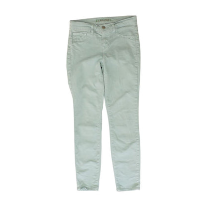 Green Five Pocket Skinny Pants