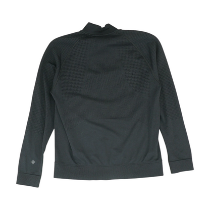 Black Solid 1/4 Zip Pullover