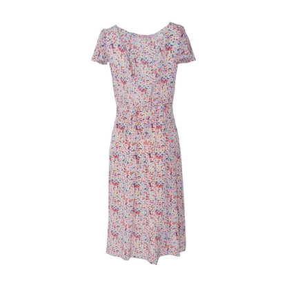 Multi Floral Midi Dress