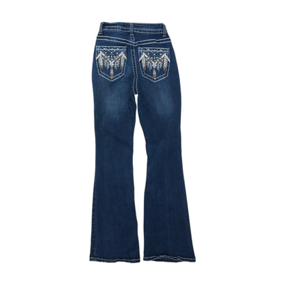 Blue Bootcut Jeans