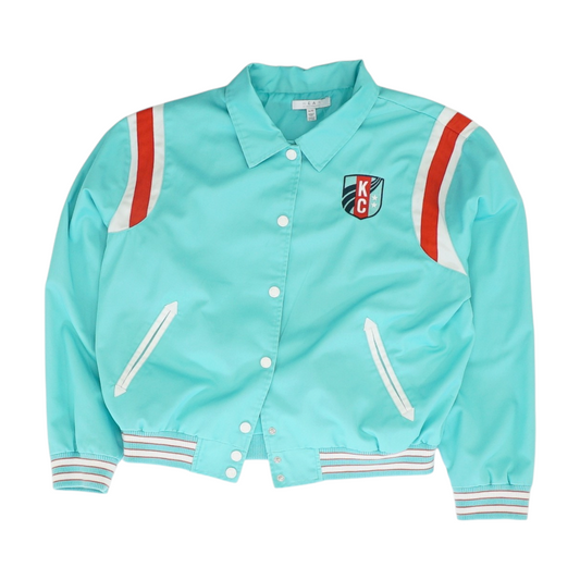 Turquoise Kansas City Current Solid Jacket
