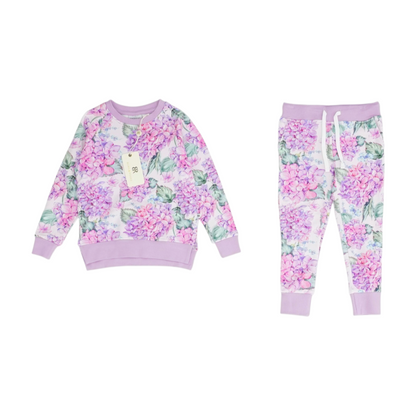 Lavender Floral Long Sleeve Set