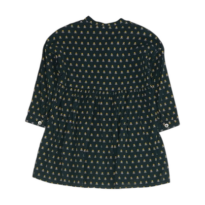 Navy Print Dress