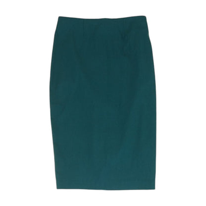 Teal Solid Mini Skirt