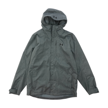 Gray Solid Rain Jacket