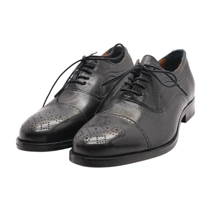 Black Lace-Up Dress Shoes