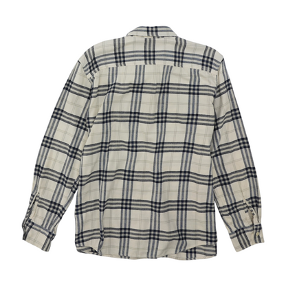 Blue Plaid Flannel Button Down