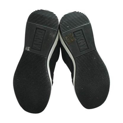 Kalina Wedge Black Low Top Athletic Shoes