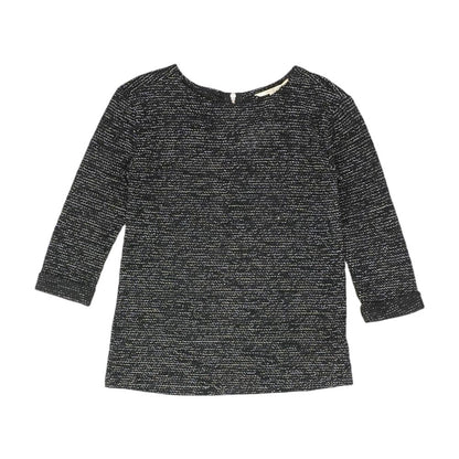 Black Misc. Knit Top