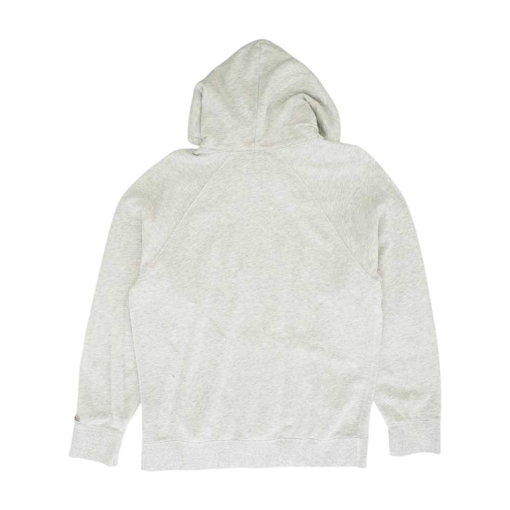 Gray Solid Hoodie Pullover