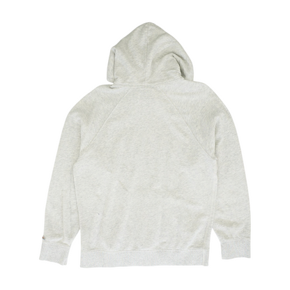Gray Solid Hoodie Pullover