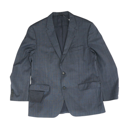Navy Plaid Sport Coat