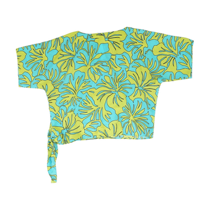 Green Print Blouse