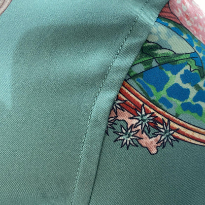 Coral Theater Silk Twill Camp Shirt