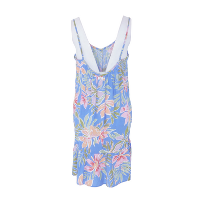 Blue Floral Mini Dress