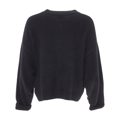 Black Cardigan Sweater