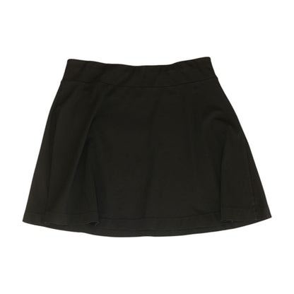 Black Solid Mini Skirt