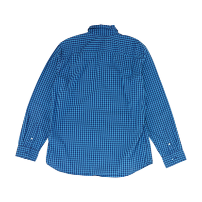Blue Check Long Sleeve Button Down