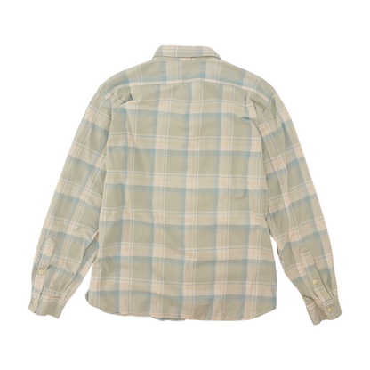 Blue Plaid Flannel Button Down