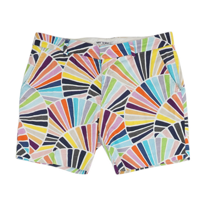 Multi Abstract Chino Shorts