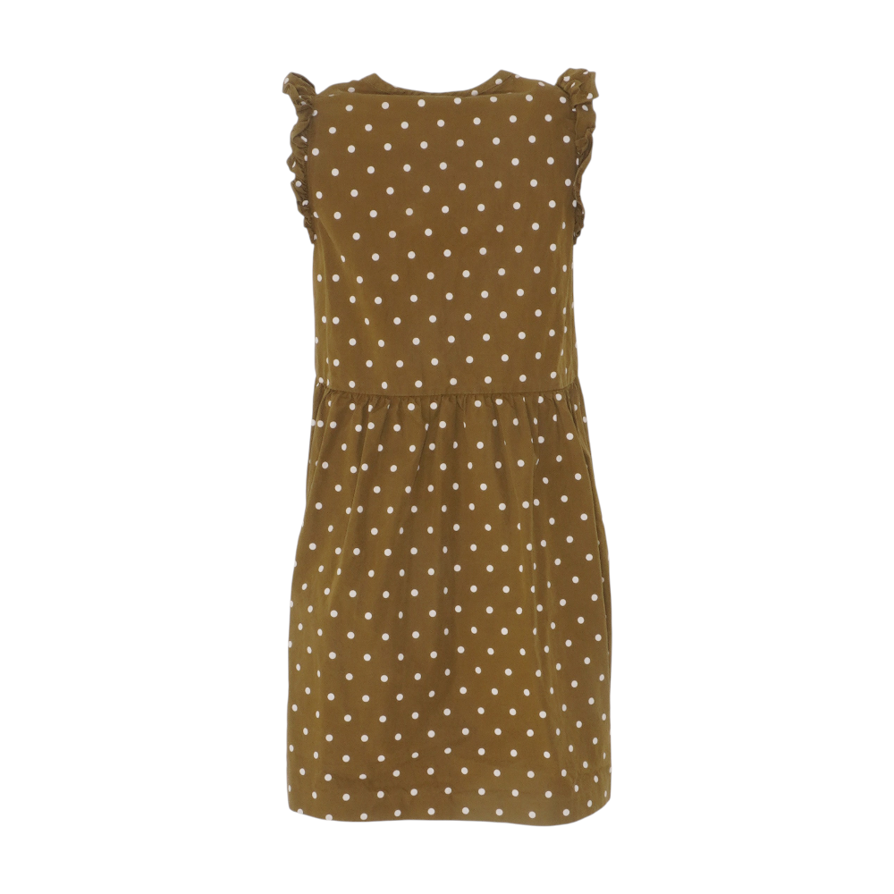 Olive Polka Dot Mini Dress