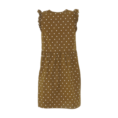 Olive Polka Dot Mini Dress