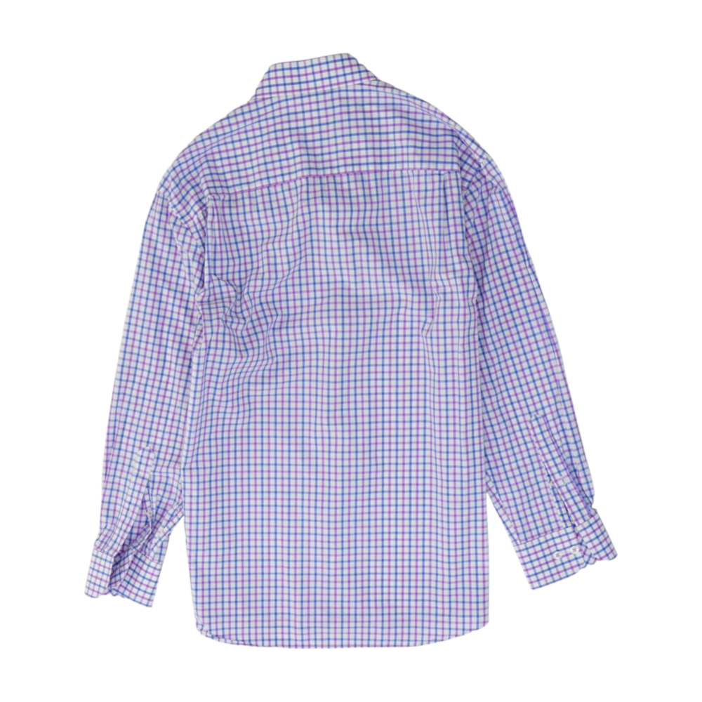 Multi Plaid Long Sleeve Button Down