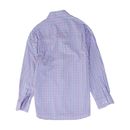 Multi Plaid Long Sleeve Button Down