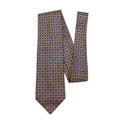 Navy Abstract Neck Tie