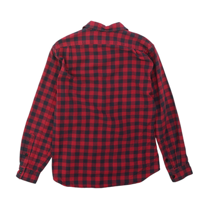 Red Check Flannel Button Down