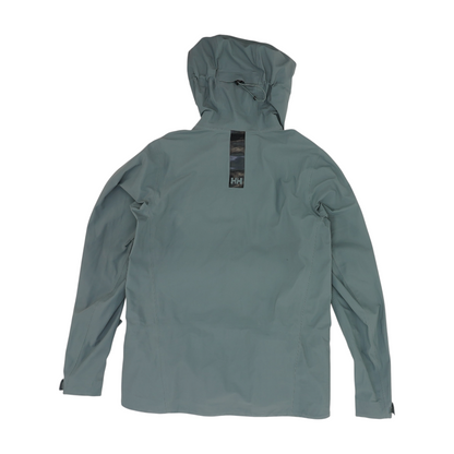Gray Solid Rain Jacket
