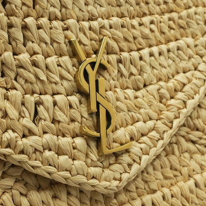 Cassandre Chain Pouch in Raffia